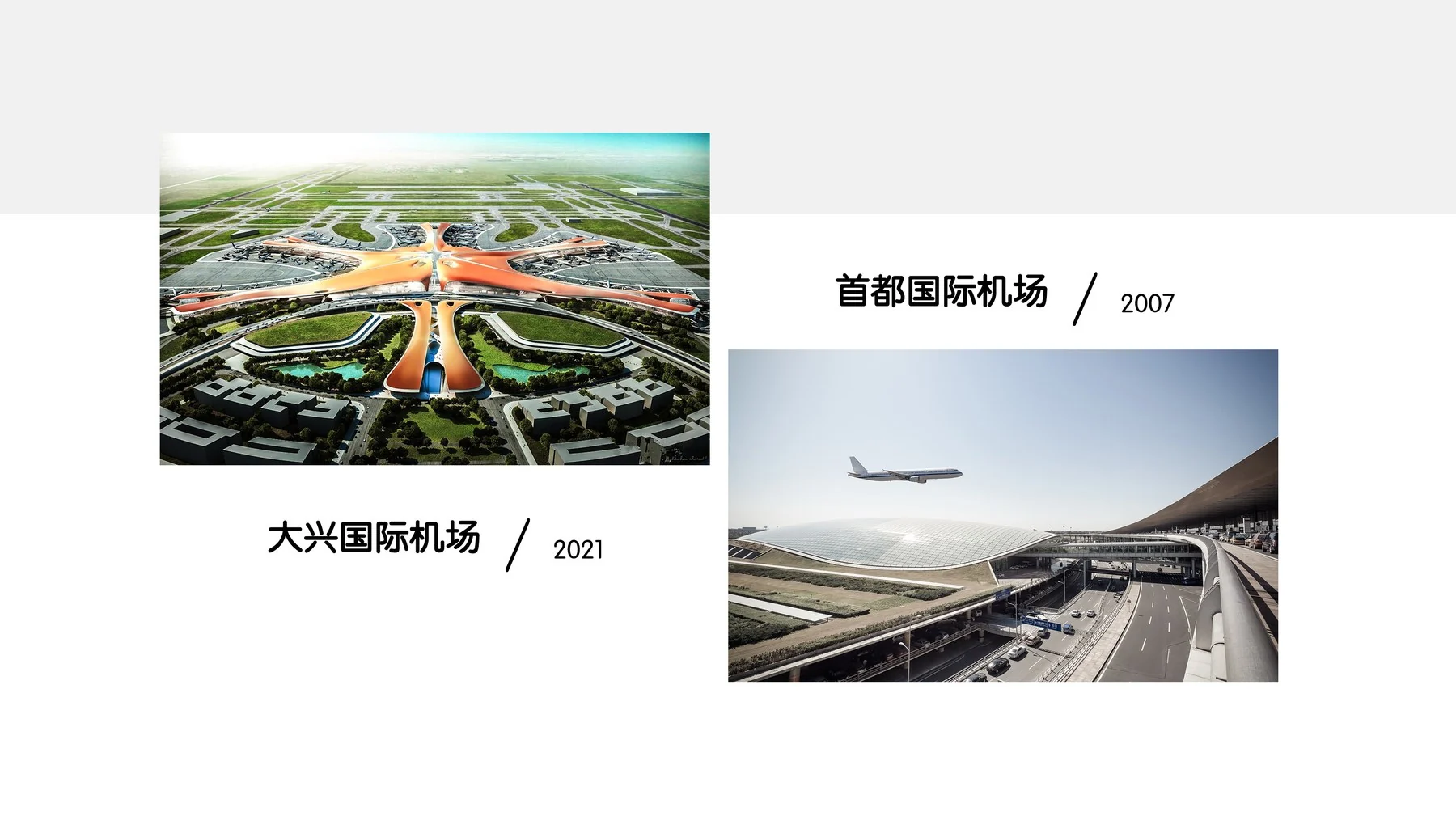 Daxing International Airport & Beijing Capital International Airport